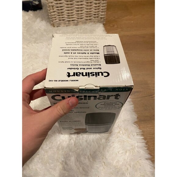 Cuisinart Spice and Nut Grinder SG-10 Electric Brushed Stainless Series | New - Picture 6 of 6